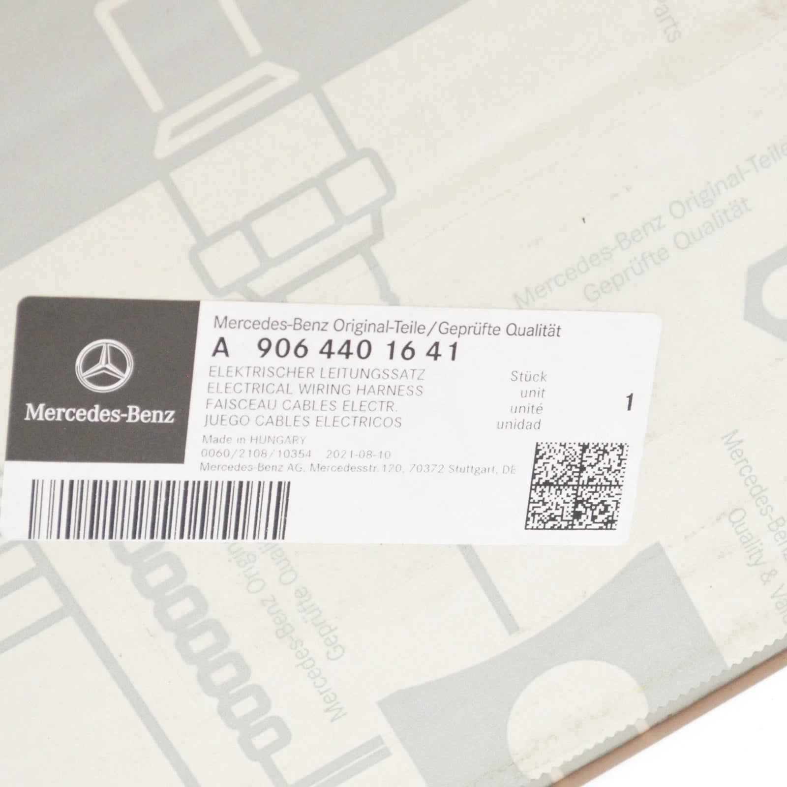 NEW MB SPRINTER 906 BATTERY TO STARTER/ALTERNATOR WIRING A9064401641