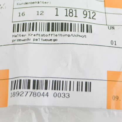 NEW BMW 3 E36 FUEL LINE BRACKET 16121181912 ORIGINAL