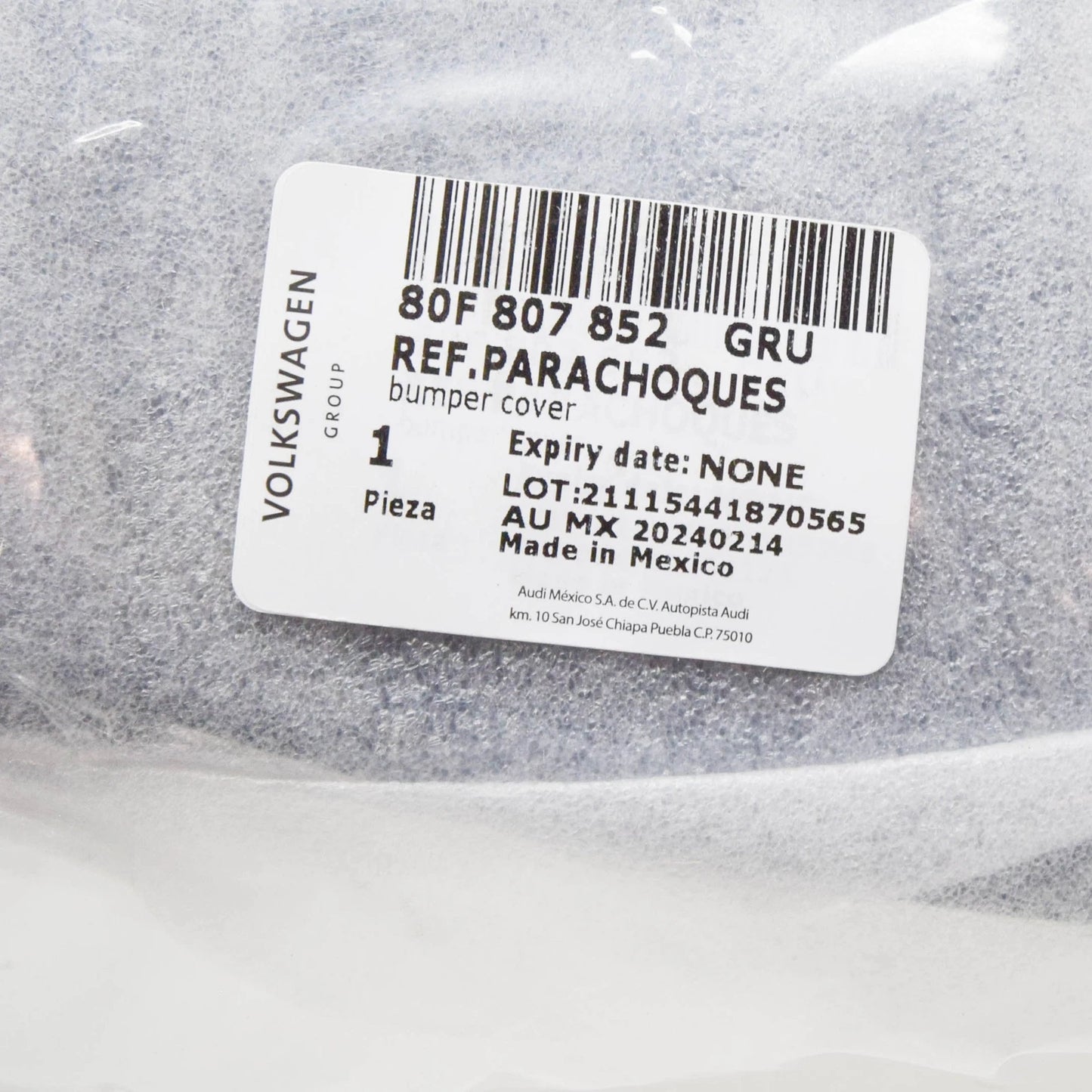 NEW AUDI Q5 FY SPORTBACK REAR RIGHT BUMPER COVER 80F807852GRU ORIGINAL