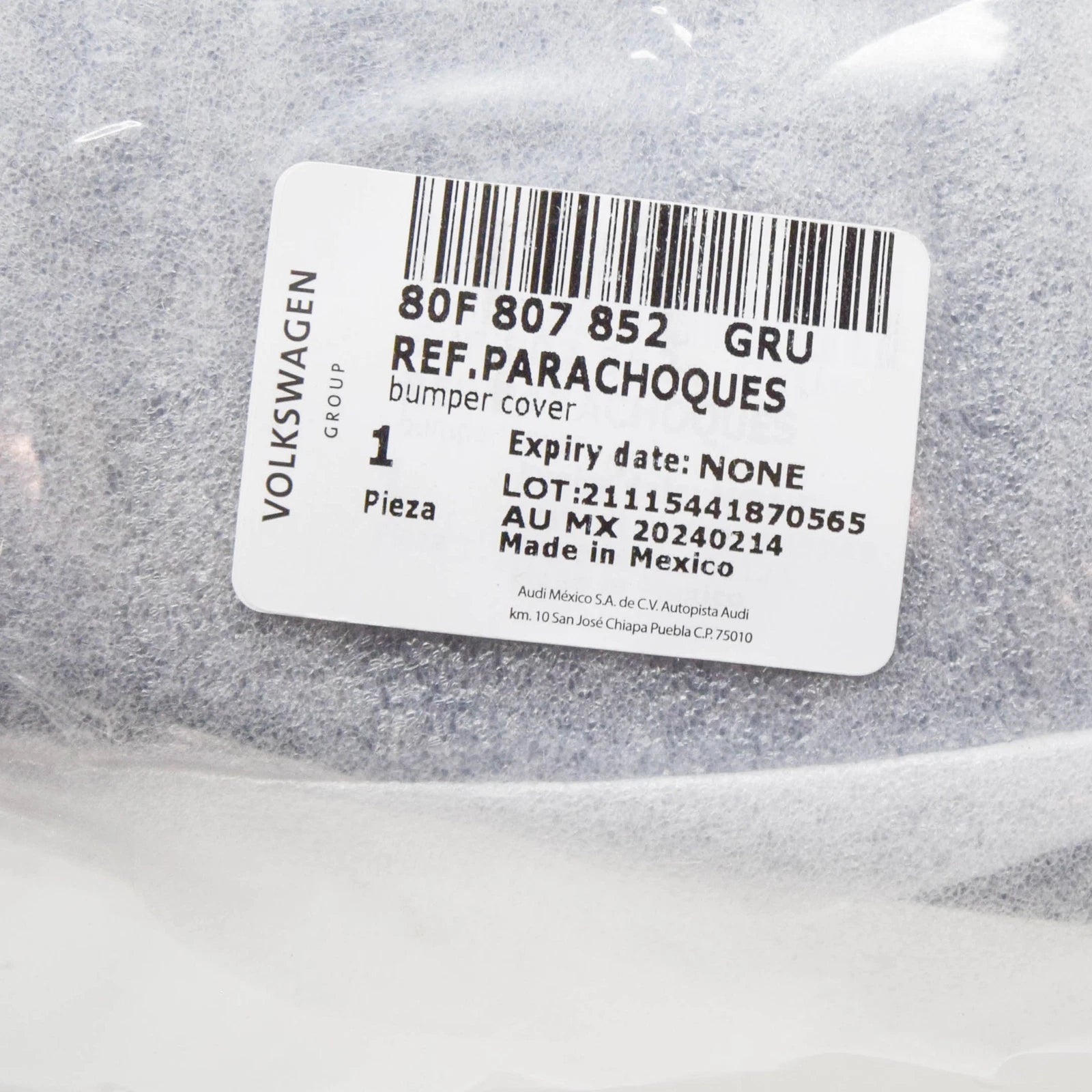 NEW AUDI Q5 FY SPORTBACK REAR RIGHT BUMPER COVER 80F807852GRU ORIGINAL