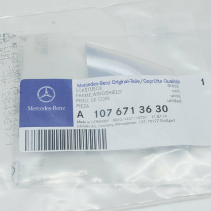 NEW MERCEDES-BENZ SL R107 WINDSHIELD RIGHT OUTER MOULDING A1076713630 ORIGINAL