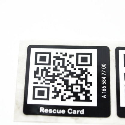 NEW MERCEDES-BENZ GL X166 INFORMATION LABEL A1665847700 ORIGINAL