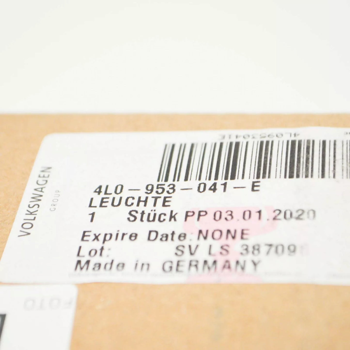 NEW AUDI Q7 10-15 FRONT BUMPER LEFT LED TURN SIGNAL INDICATOR 4L0953041E