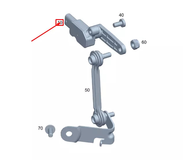 NEW MB GLE W167 REAR LEFT TURNING ANGLE SENSOR A0009059413 ORIGINAL