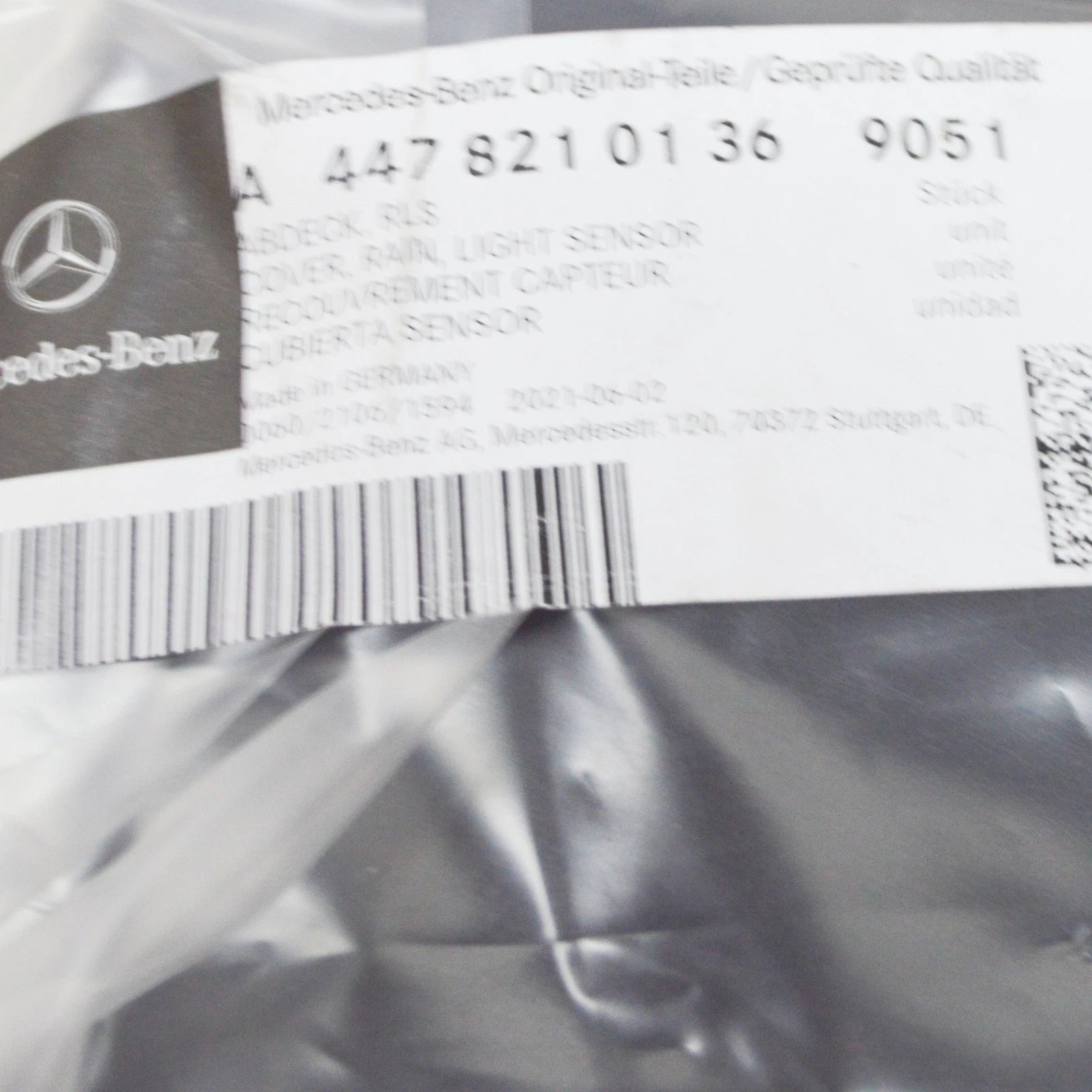 NEW MERCEDES-BENZ VITO W447 RAIN AND LIGHT SENSOR COVER A44782101369051