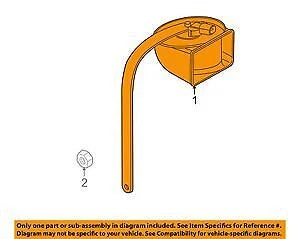 NEW BMW X5 E70 HORN HIGH TONE 61337288095 ORIGINAL