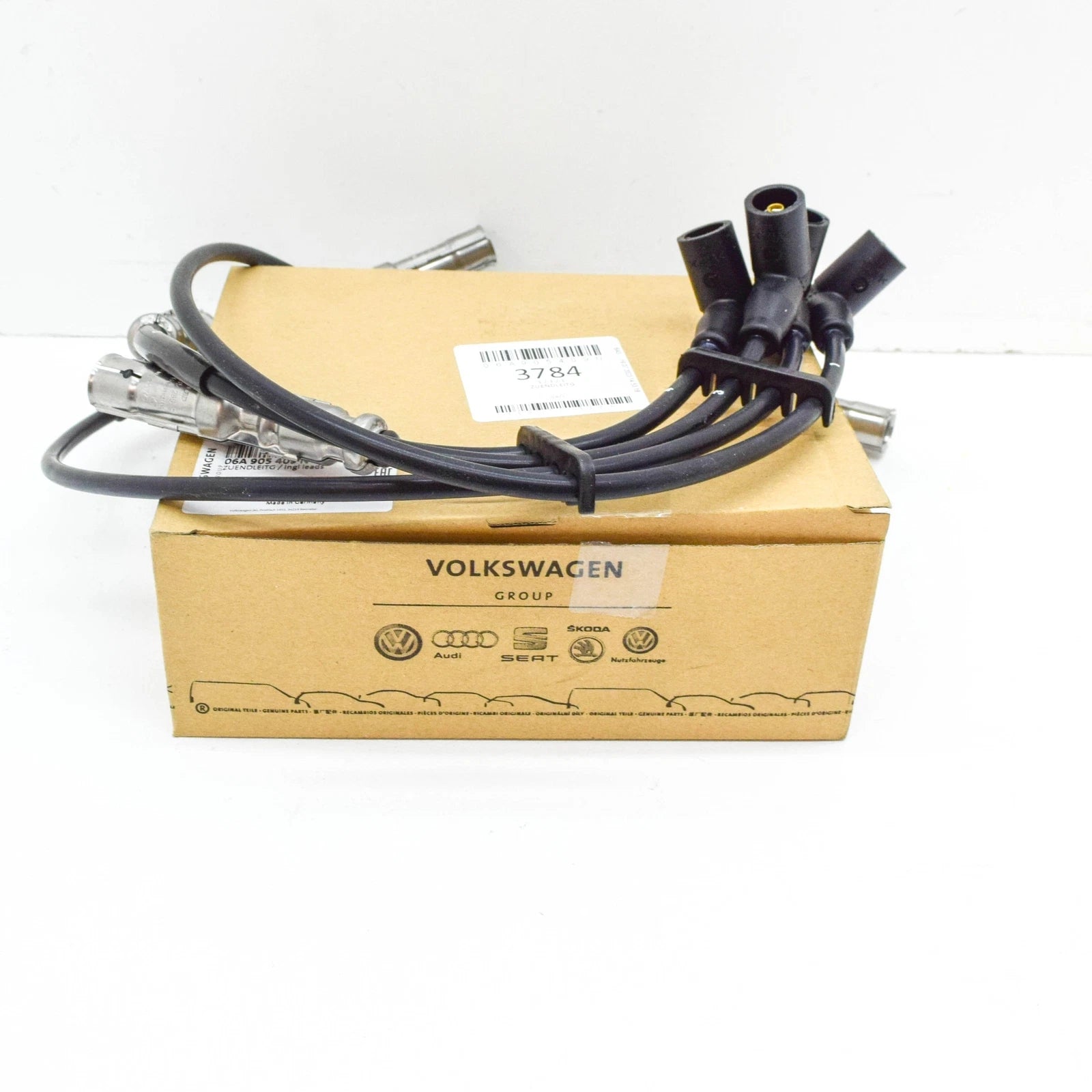 NEW VOLKSWAGEN BEETLE 9C IGNITION LEADS SET CILINDRO 1-4 06A905409N ORIGINAL