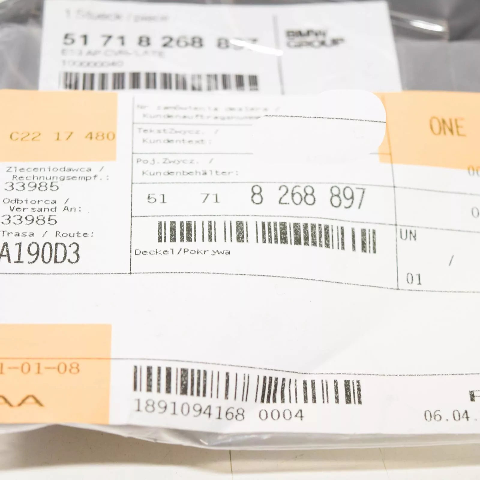 NEW BMW X5 E53 Z3 E36 OIL SUMP DRAIN PLUG COVER FLAP 51718268897 ORIGINAL