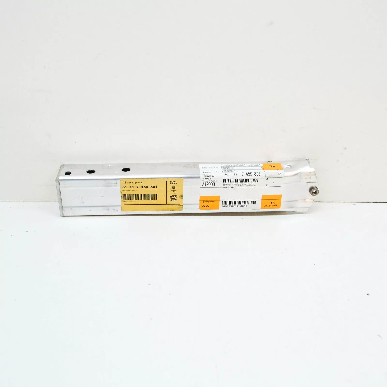 NEW BMW 1 F40 FRONT BUMPER LEFT LOWER DEFORMATION ELEMENT 51117459891 ORIGINAL