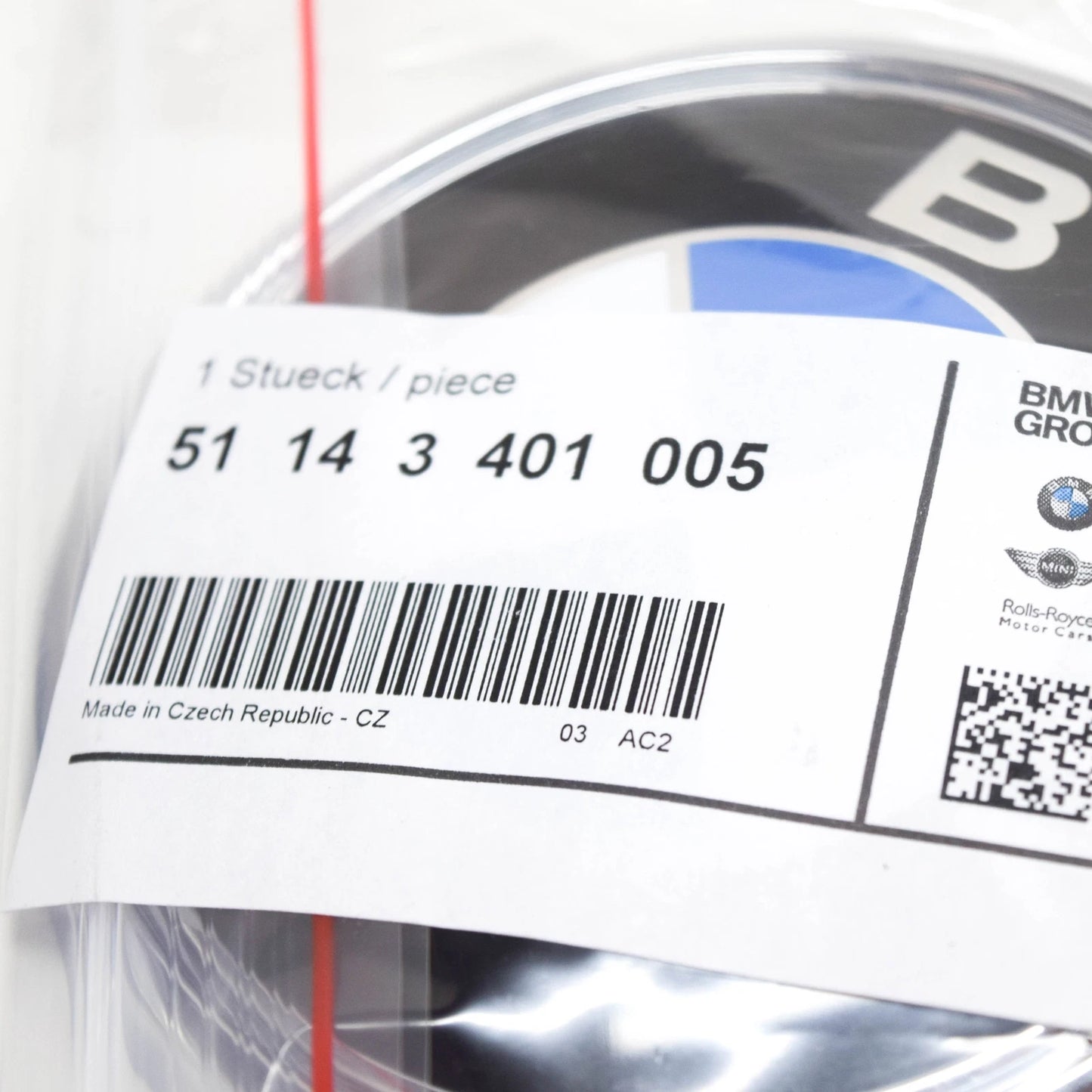 NEW BMW E83 SUV TRUNK LID BMW EMBLEM BADGE LOGO SIGN 3401005 51143401005