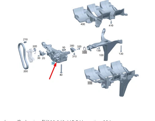 NEW MERCEDES-BENZ CLK CABRIO A209 ENGINE OIL PUMP A6421802000 ORIGINAL
