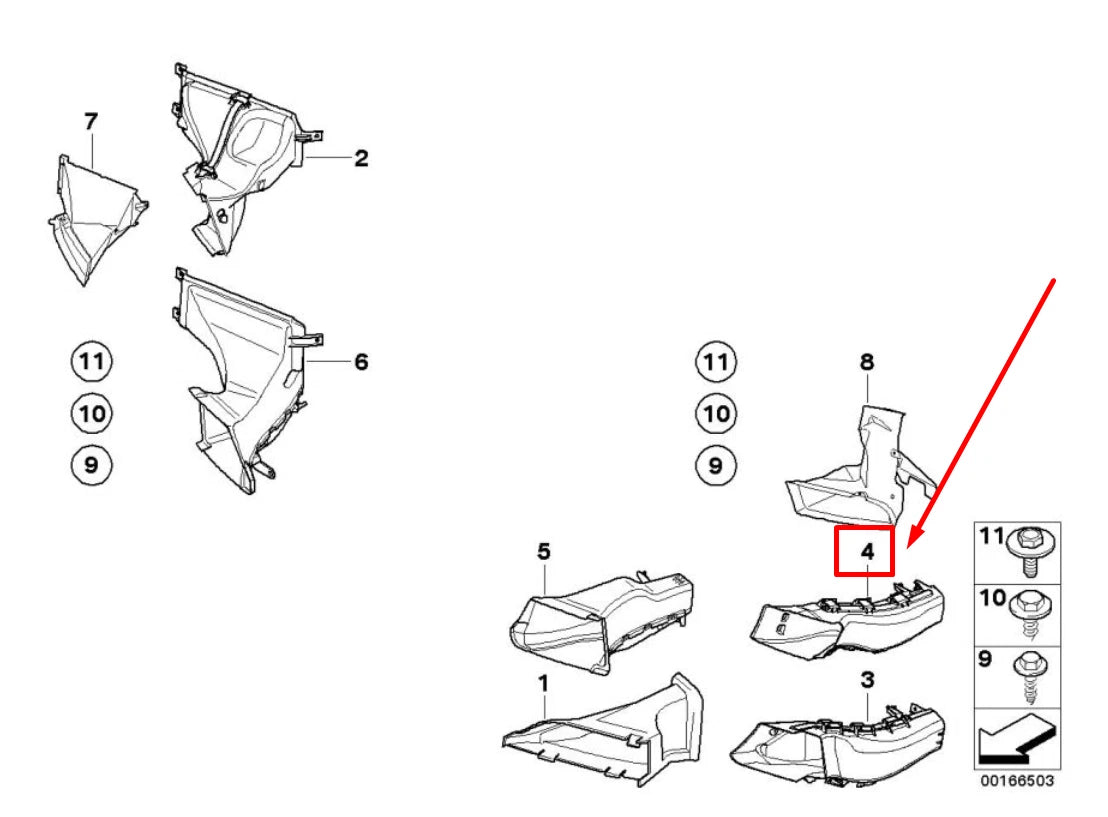 NEW BMW 3 COUPE E92 FRONT RIGHT BRAKE AIR DUCT 51747229186 7229186 ORIGINAL