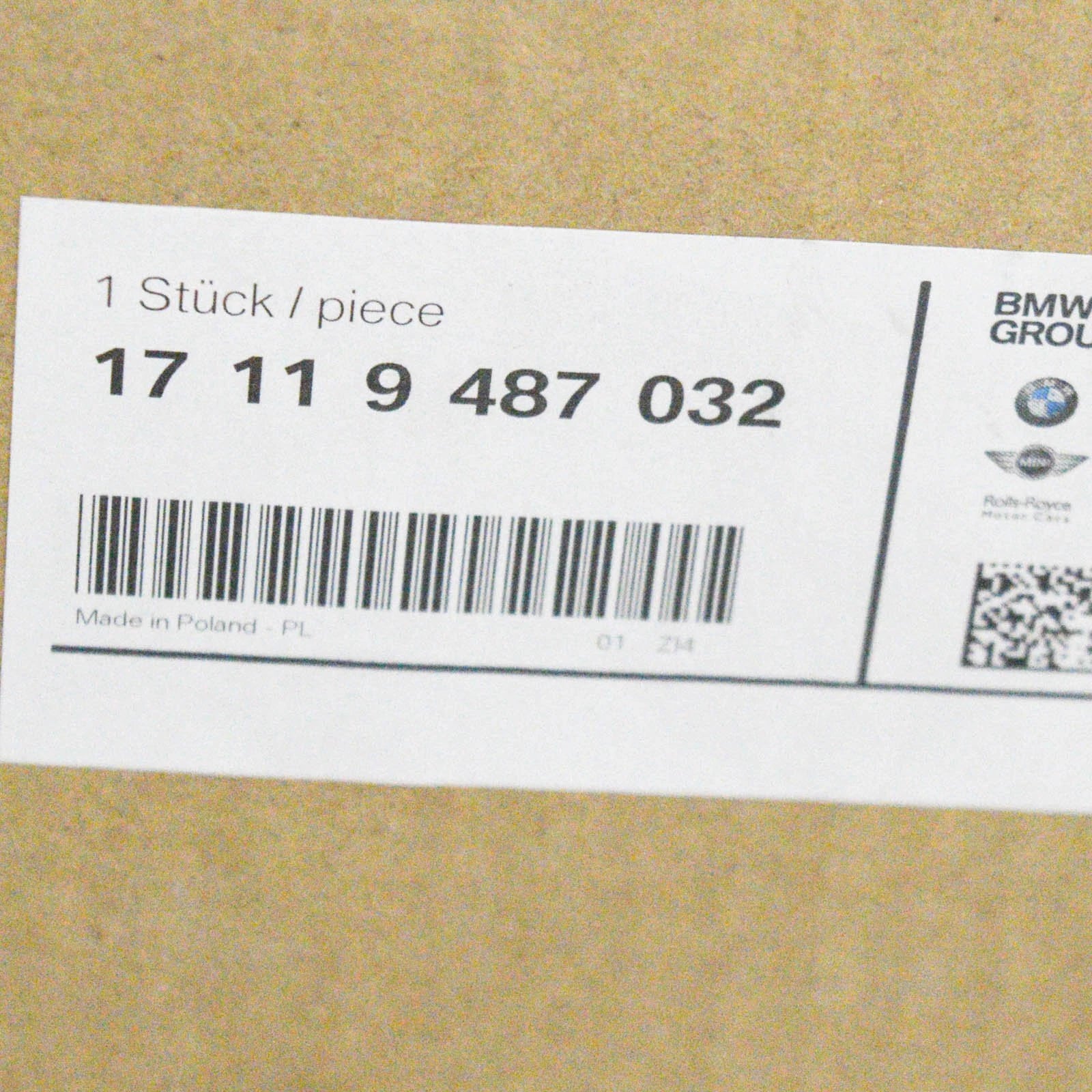 NEW BMW 3 F30 LEFT RADIATOR MODULE MOUNT 17119487032 9487032 ORIGINAL