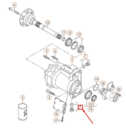 NEW VW GOLF 5G MK7 FRONT AXLE DIFFERENTIAL LOCK SEALING PLUG WHT007168 ORIGINAL