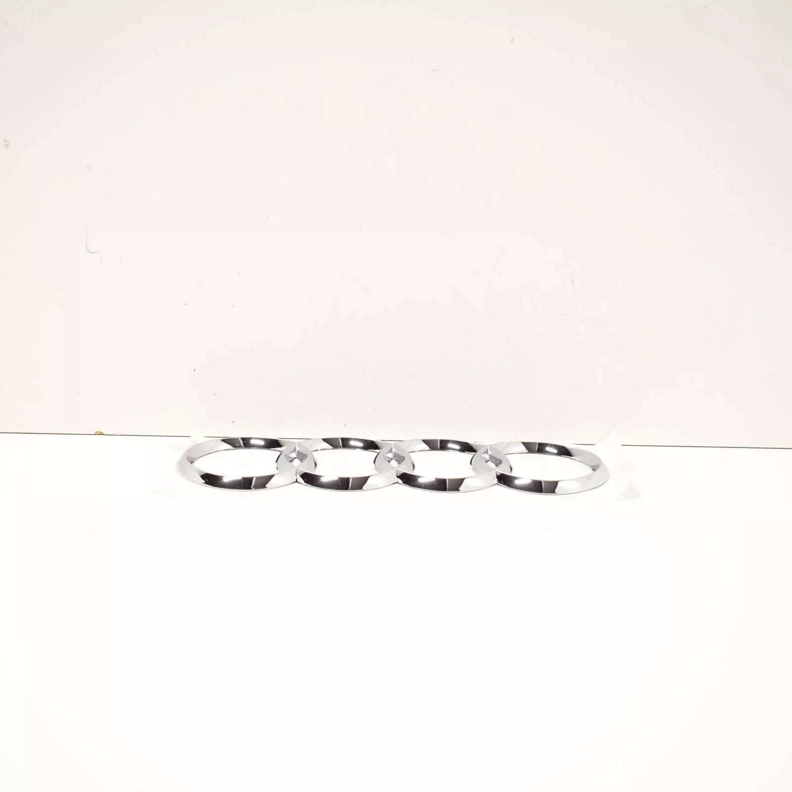 NEW AUDI A4 AVANT B7 REAR TRUNK CHROME BADGE RINGS EMBLEM 8E98537422ZZ