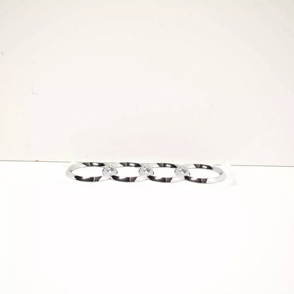 NEW AUDI A4 AVANT B7 REAR TRUNK CHROME BADGE RINGS EMBLEM 8E98537422ZZ