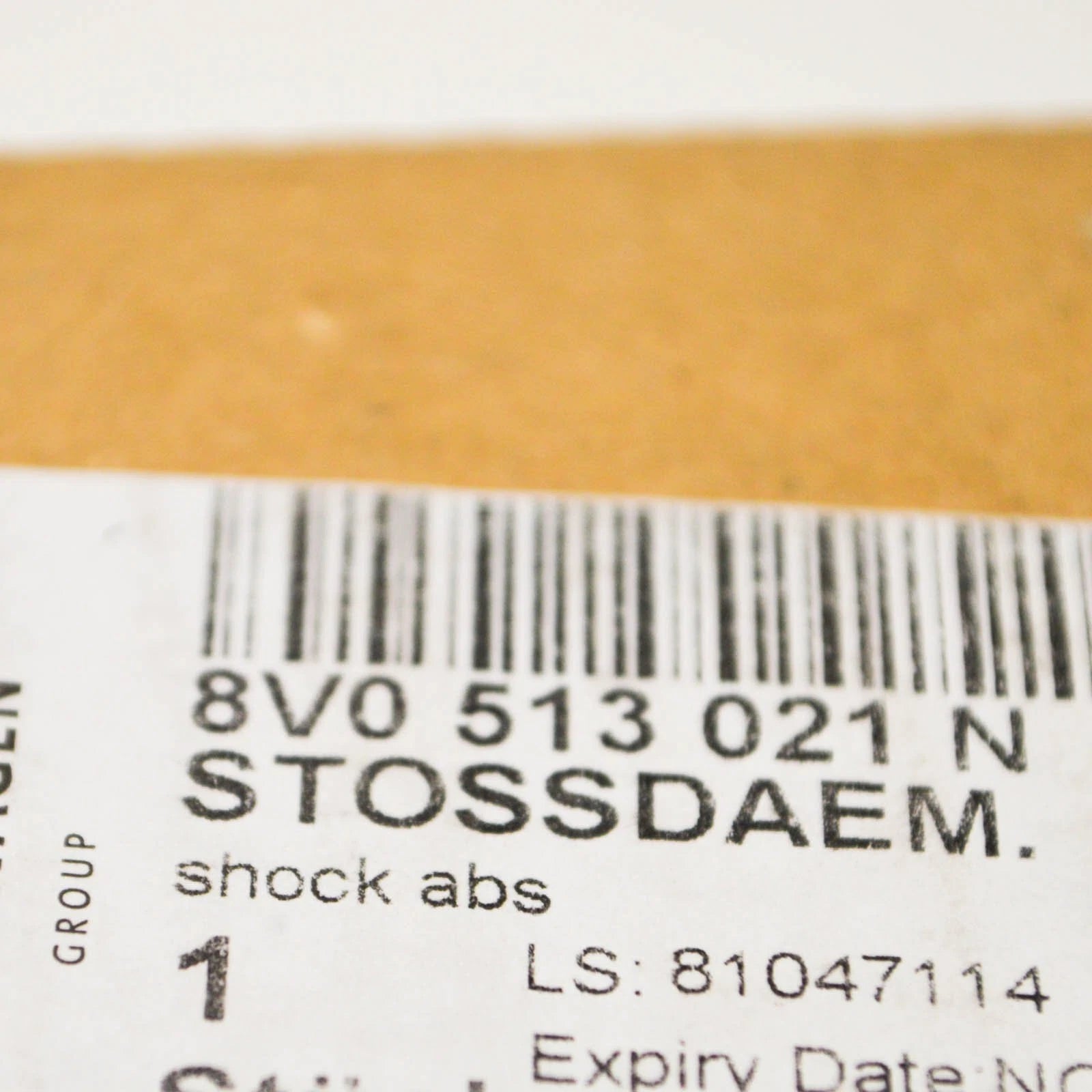 NEW AUDI A3 8V REAR GAS SHOCK ABSORBER 8V0513021N ORIGINAL