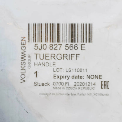 NEW AUDI A1 8X REAR TAILGATE BOOT LID HANDLE 5J0827566E