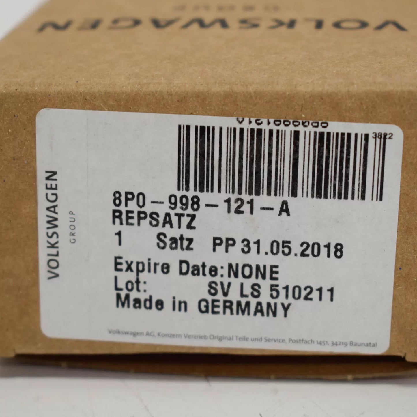 NEW AUDI A3 8P FRONT LEFT HEADLIGHT REPAIR KIT 8P0998121A