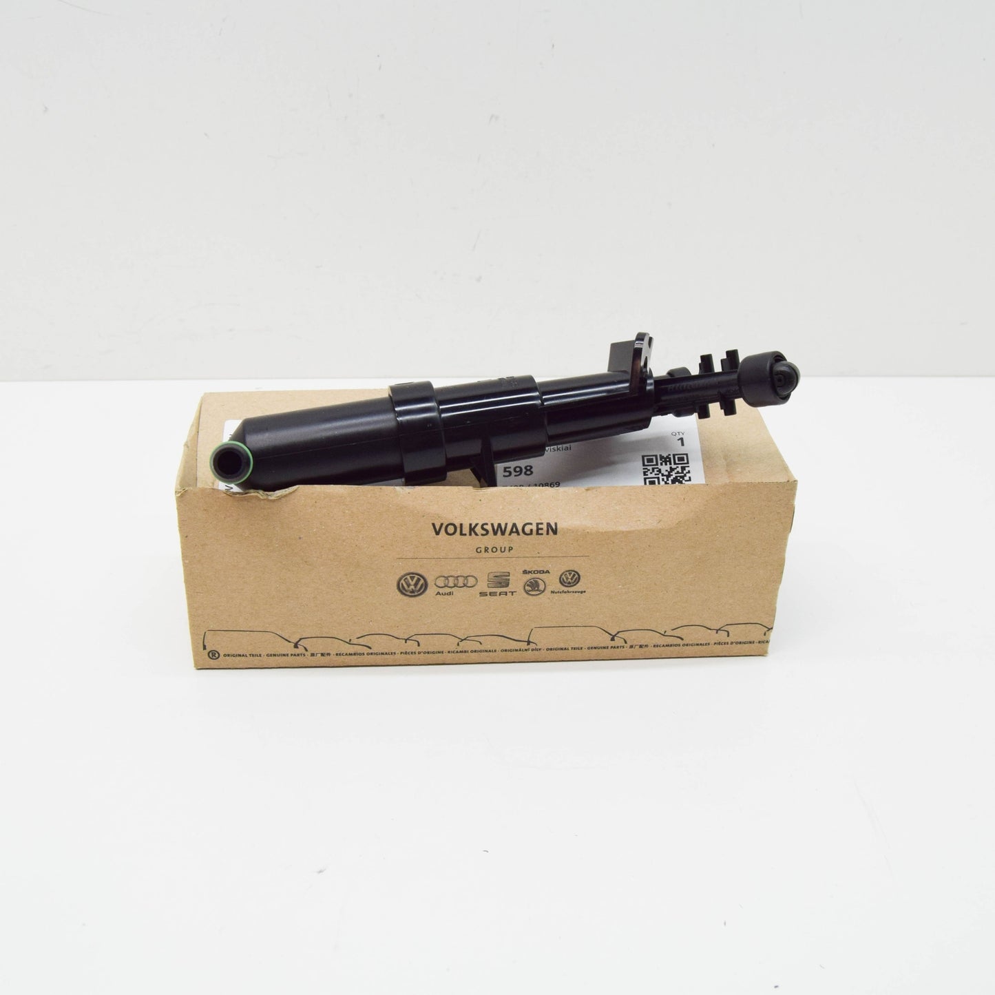 NEW VW CC LEFT HEADLIGHT WASHER LIFT CYLINDER WITH SPRAY JET 3C8955103B ORIGINAL