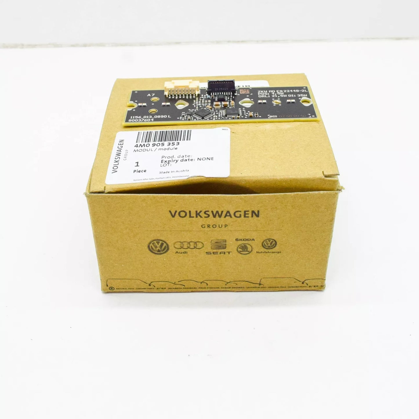 NEW AUDI Q7 4M FRONT LEFT HEADLIGHT CONTROL MODULE 4M0905353 ORIGINAL