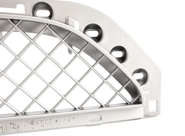 NEW BMW 3 COUPE E46 FRONT BUMPER TRIM COVER GRID TITANIUM 51117016513 ORIGINAL