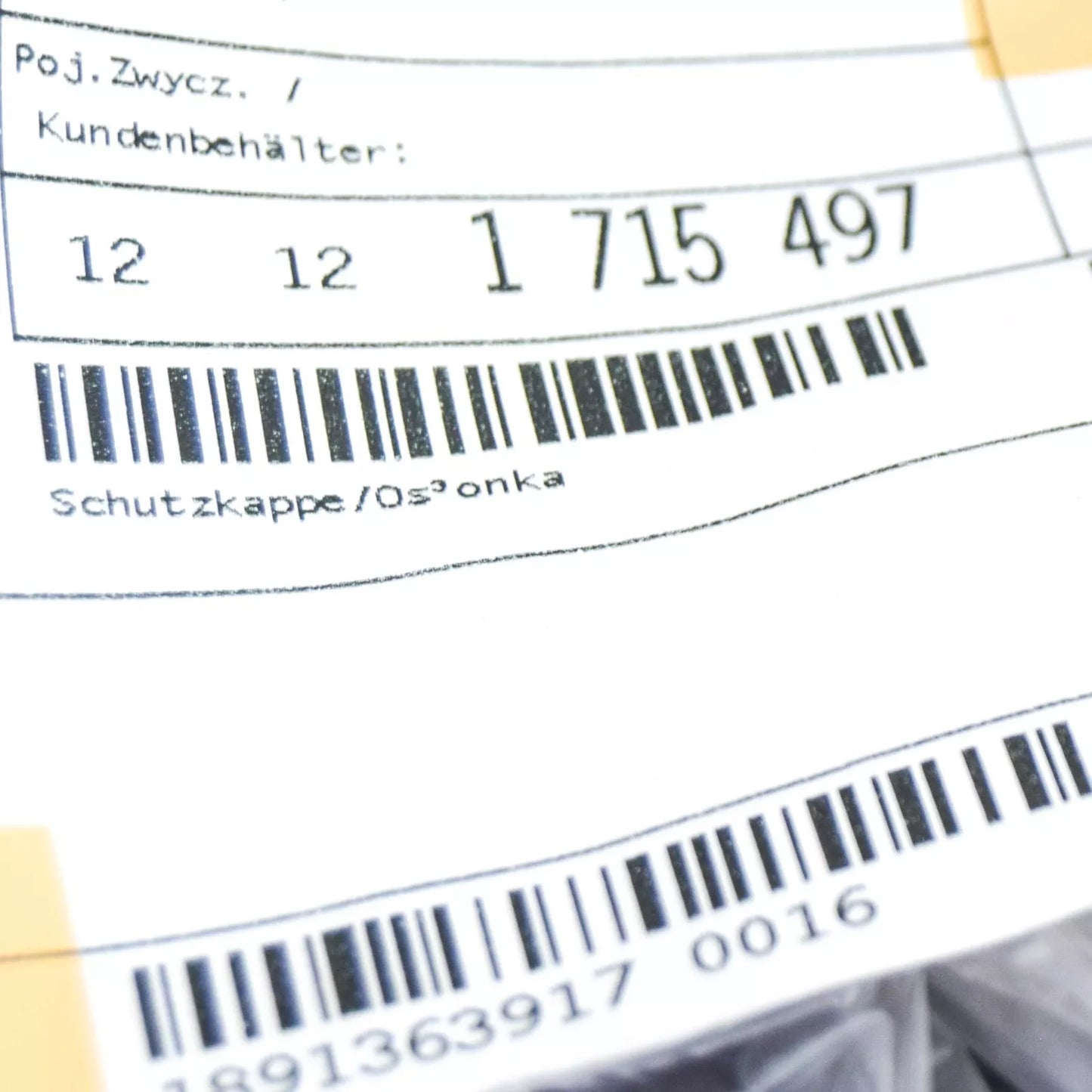 NEW BMW 3 E30 IGNITION WIRING PROTECTION CAP 12121715497 1715497 ORIGINAL