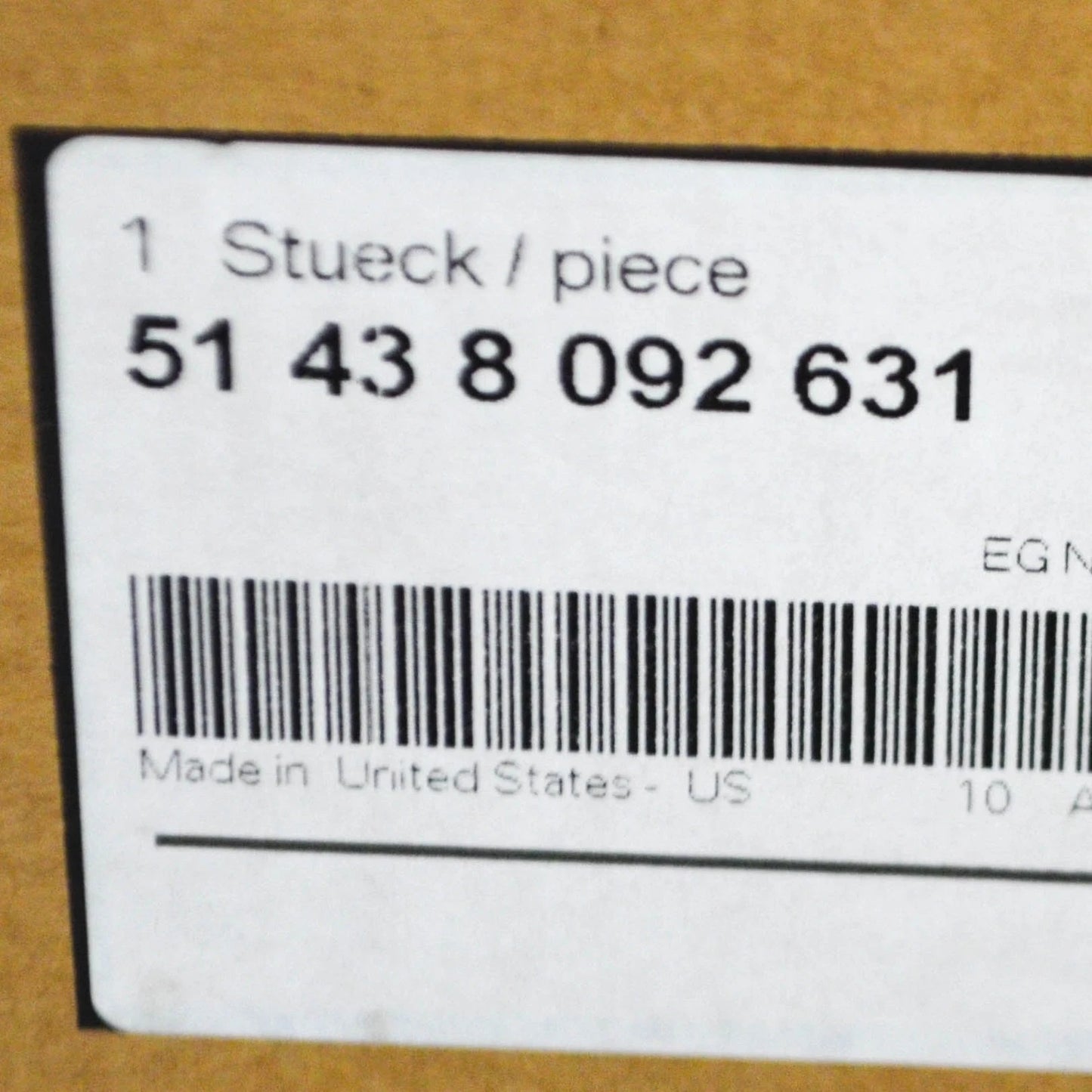 NEW BMW X5 G05 REAR LEFT D-PILLAR COVER TRIM 8092631 51438092631 ORIGINAL