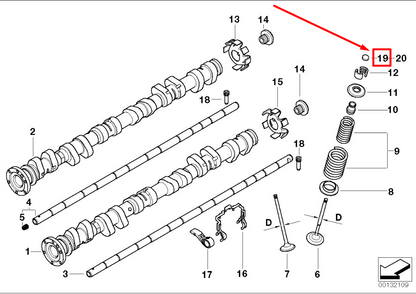 new bmw z4 e86 engine valve clearance shim disc 11347832290 7832290 original