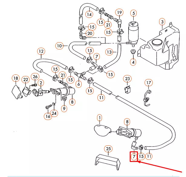 NEW AUDI A4 8D RIGHT HEADLIGHT CONNECTION PIECE 8D0955875 ORIGINAL
