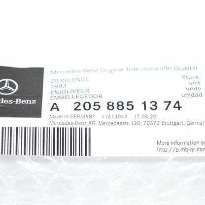 NEW MERCEDES-BENZ C-CLASS W205 FRONT BUMPER LEFT MOLDING TRIM A2058851374