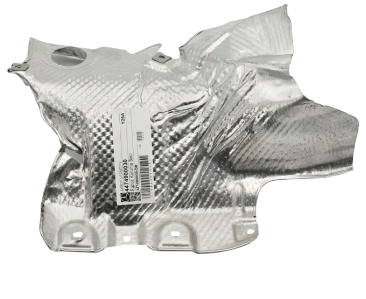 new mb vito w447 exhaust front center screening plate a4474900030 original