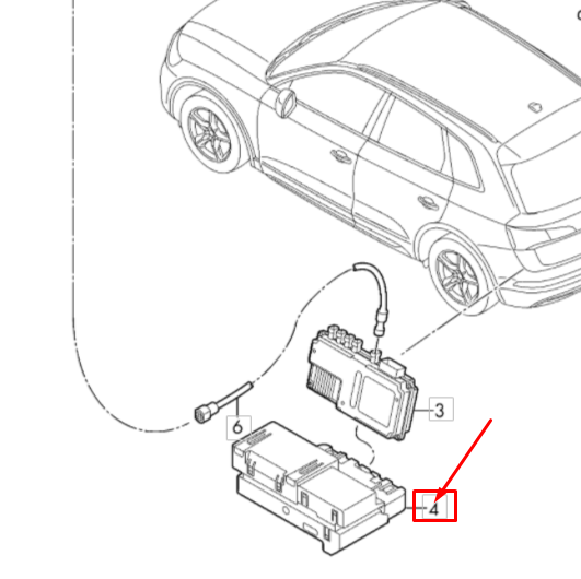 NEW AUDI Q5 FY REAR PARKING AID SYSTEM CONTROL MODULE BRACKET 80A907297 ORIGINAL
