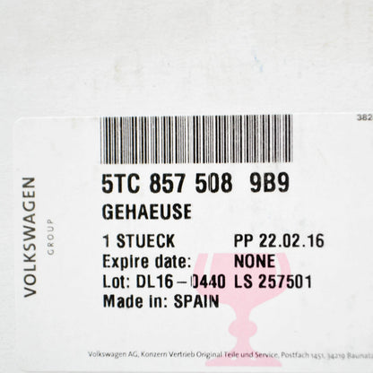 NEW VW TOURAN 5T FRONT RIGHT SIDE WING MIRROR RHD 5TC8575089B9 ORIGINAL