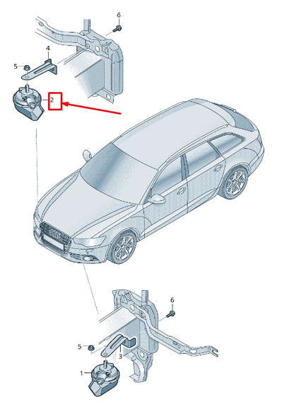 NEW AUDI RS7 SPORTBACK 4G LEFT SIDE HIGH TONE HORN 4G8951223