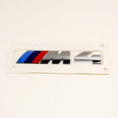 NEW BMW M4 F82 M4 LABEL BADGE EMBLEM STICKER 51138054330 8054330 2015 ORIGINAL