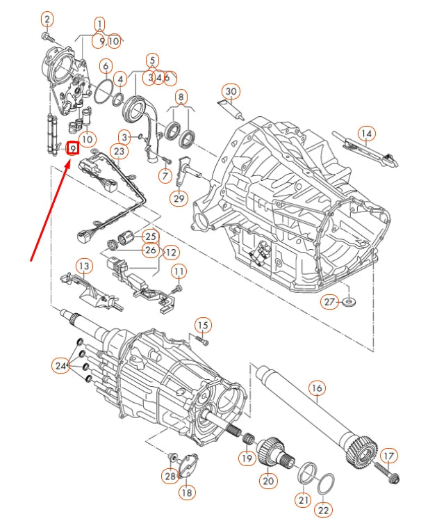 NEW AUDI A4 B8 OIL PIPE 0B5315105TC ORIGINAL