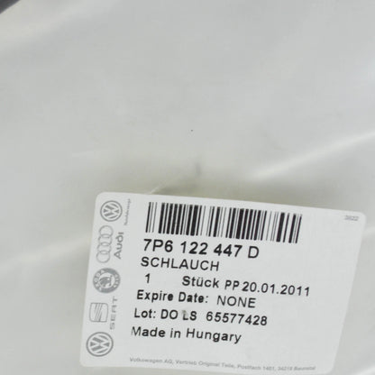 NEW VW TOUAREG 7P ENGINE COOLANT HOSE 7P6122447D ORIGINAL