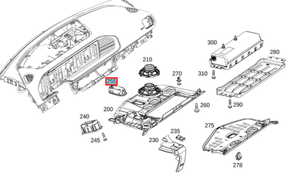 NEW MERCEDES-BENZ GLE W167 FOOTWELL INTERIOR LIGHTING A0009062012 ORIGINAL