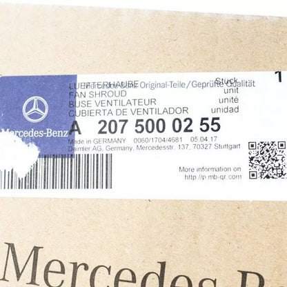 NEW MERCEDES-BENZ E COUPE C207 AIR INTAKE COVER TOP SHROUD A2075000255 ORIGINAL