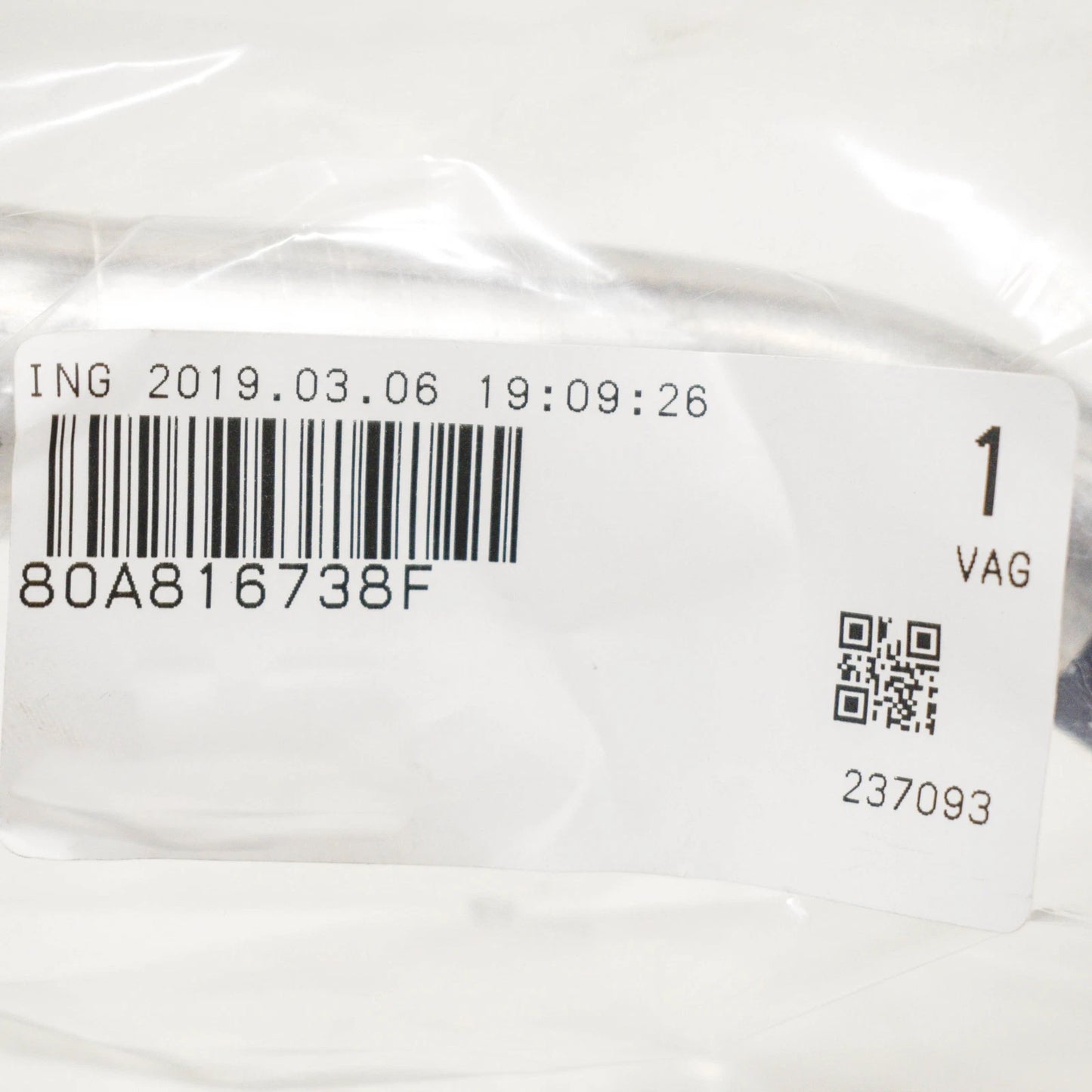 NEW AUDI Q5 80A A/C HEATER AIR CON PIPE LINE TUBE 80A816738F ORIGINAL