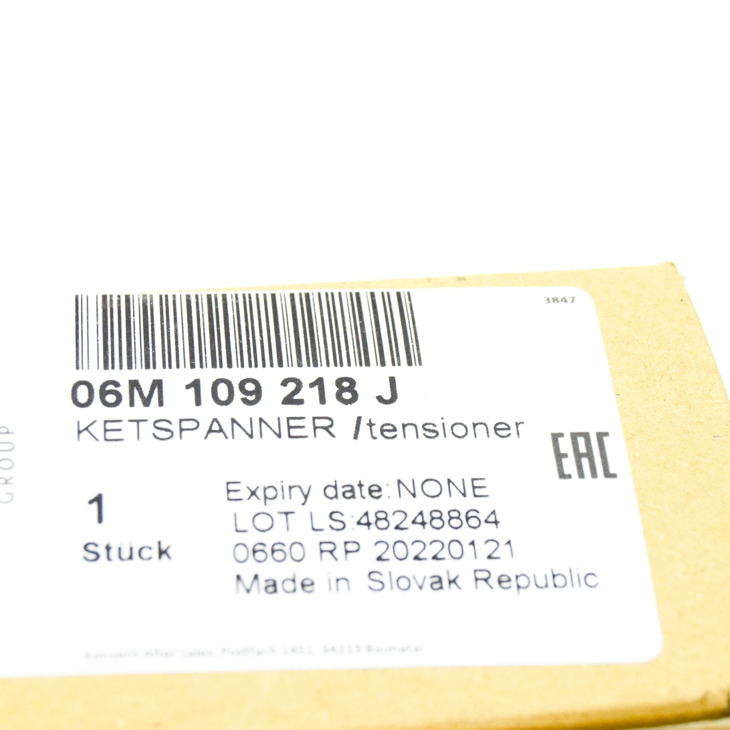 NEW VW TOUAREG CR7 ENGINE TIMING CHAIN RIGHT TENSIONER 06M109218J ORIGINAL