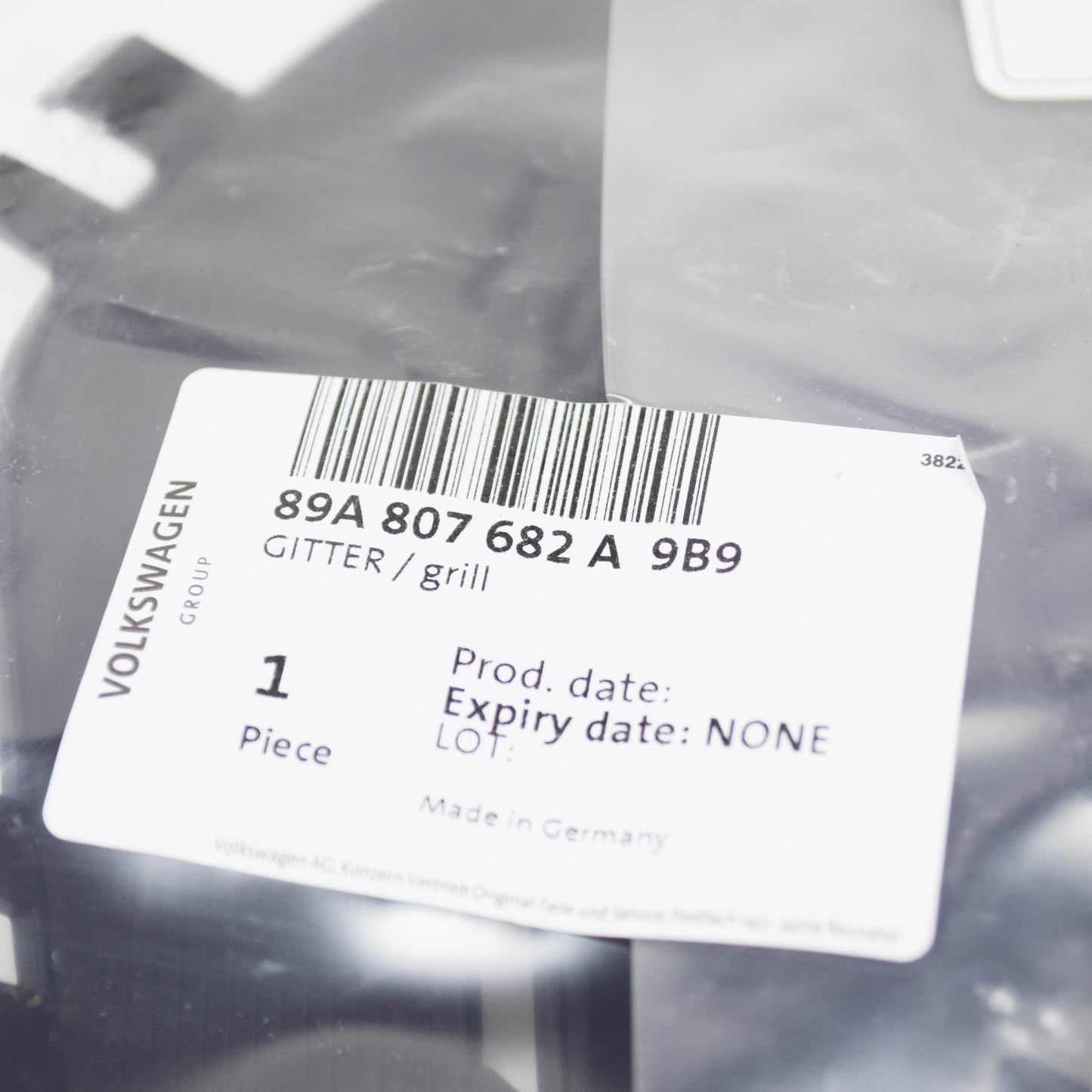 NEW AUDI Q4 E-TRON FRONT BUMPER RIGHT AIR GUIDE GRILLE 89A807682A9B9 ORIGINAL