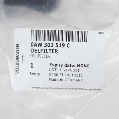 NEW AUDI A4 B8 OIL FILTER 0AW301519C
