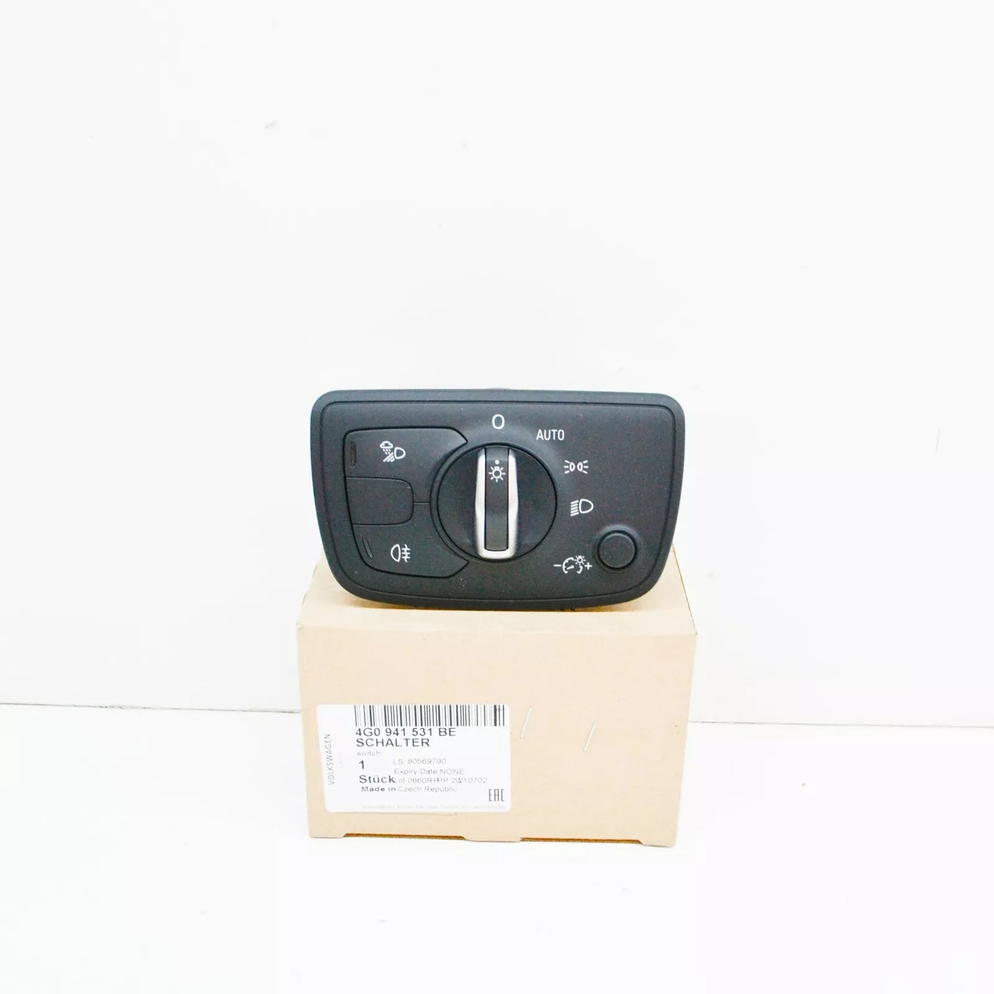 NEW AUDI A6 C7 HEADLIGHTS CONTROL SWITCH UNIT 4G0941531BE ORIGINAL