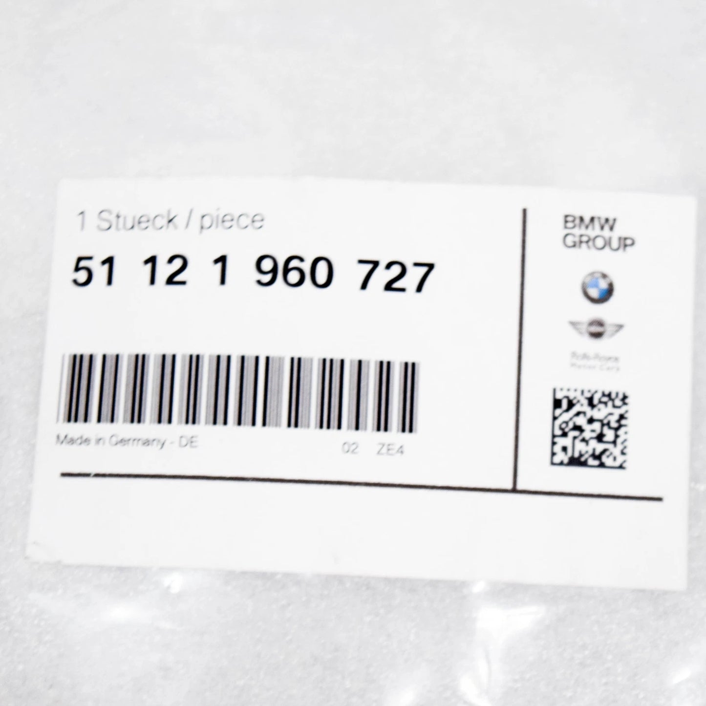 NEW BMW 3 E36 REAR BUMPER DIFFUSER TRIM PANEL 51121960727 ORIGINAL