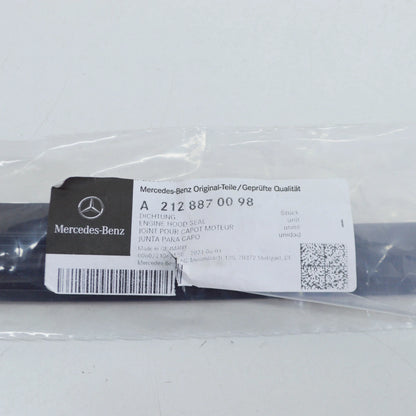 NEW MERCEDES-BENZ E W212 FRONT ENGINE HOOD GASKET A2128870098 ORIGINAL