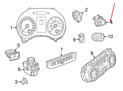 NEW MERCEDES-BENZ E W212 HEADLAMP SWITCH A21290508519107 ORIGINAL