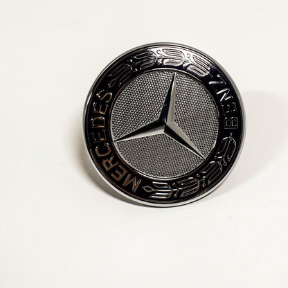 NEW MERCEDES-BENZ C-CLASS W205 FRONT HOOD BONNET BLUE BADGE A2128170316 ORIGINAL