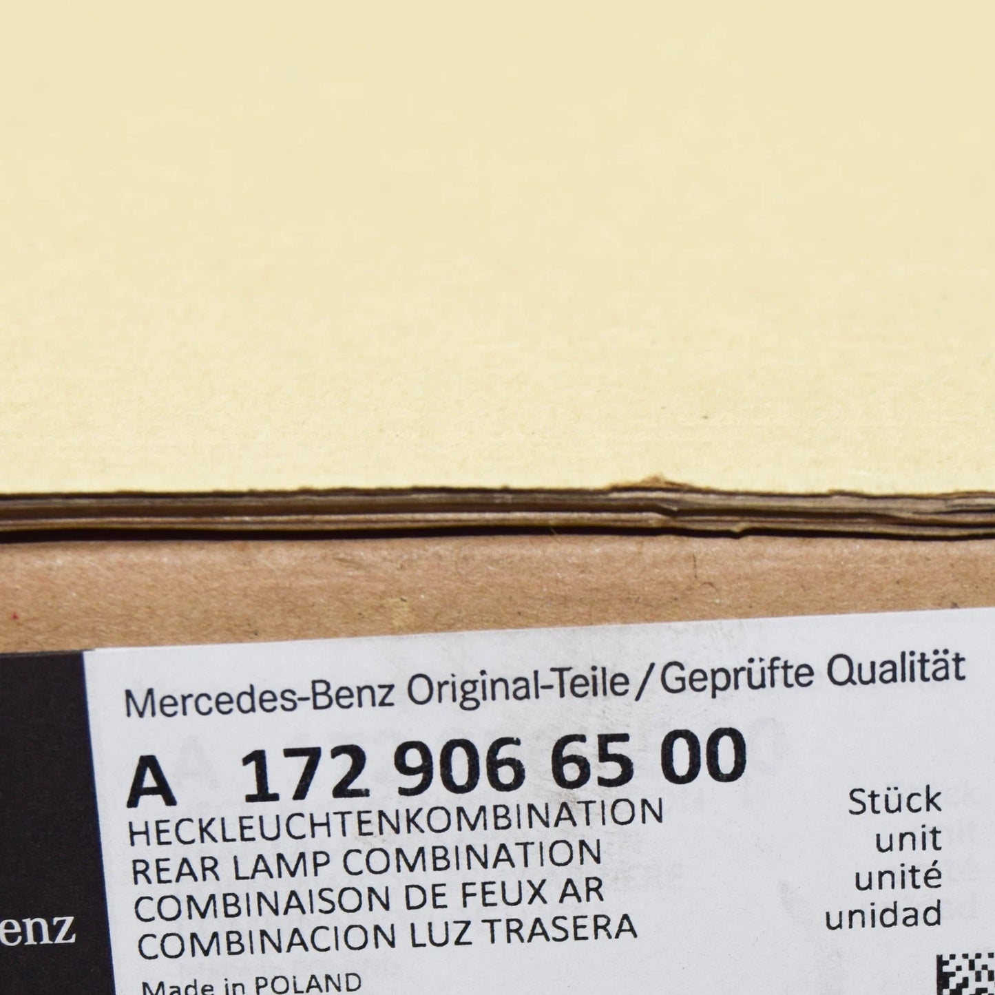 NEW MERCEDES-BENZ SLK R172 REAR RIGHT TAILLIGHT A1729066500 ORIGINAL